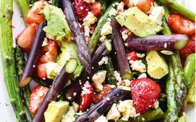 Fresh Produce Used: Avocado, Asparagus and Strawberries 